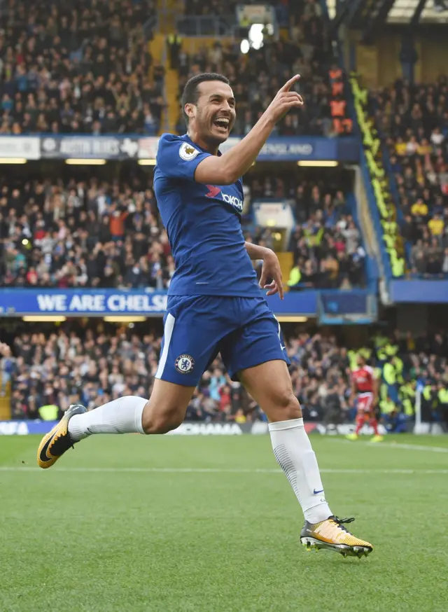 Pedro celebrates