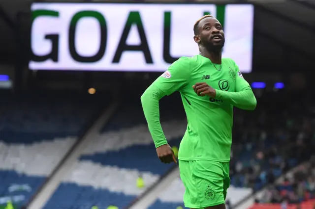 Celtic's Moussa Dembele celebrates