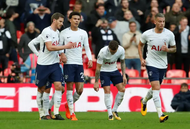 Dele Alli celebrates