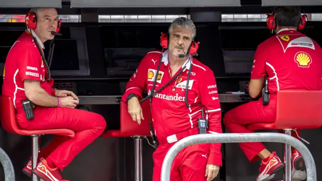 Ferrari team principal Maurizio Arrivabene