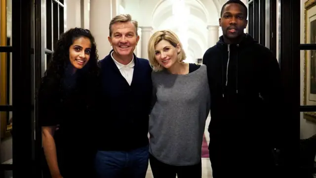 Jodie Whittaker will be joined by Mandip Gill, Bradley Walsh and Tosin Cole