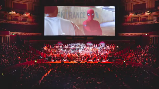 Cinematic Sinfonia perform to a scene from Spider-Man: Homecoming