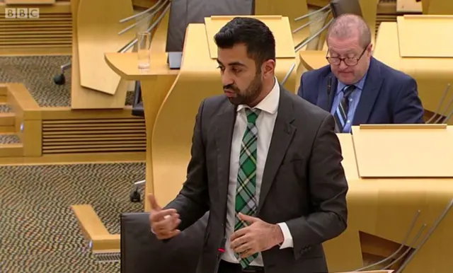 Transport and Islands Minister Humza Yousaf