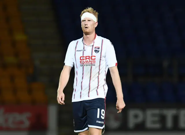 Ross County striker Thomas Mikkelsen