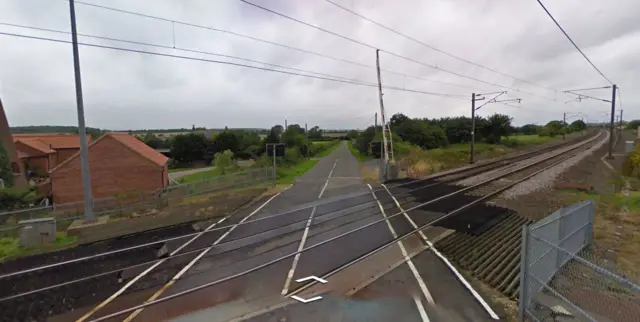 Egmanton level crossing near Newark.