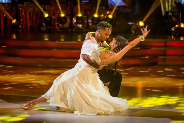 Aston Merrygold and dancing partner Janette Manrara