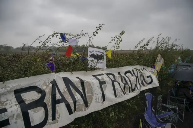 Fracking protest