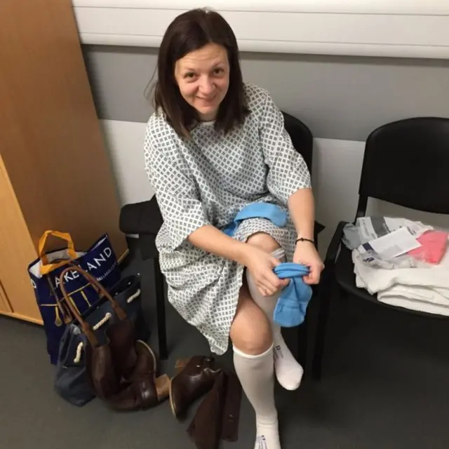 Rena Miras in hospital