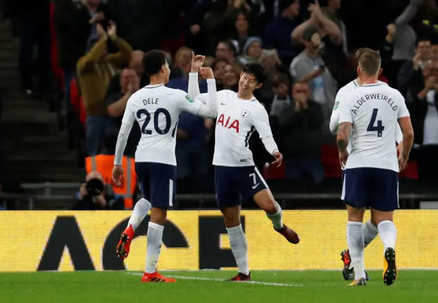 Dele Alli celebrates