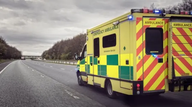 A Secamb ambulance