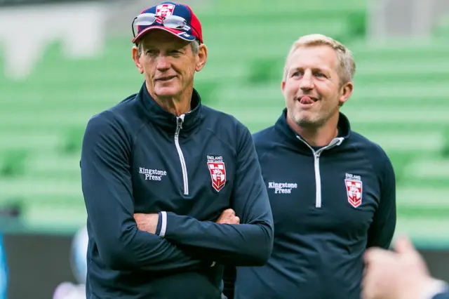 Wayne Bennett and Denis Betts