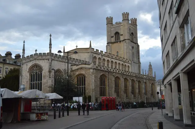 The church of Great St Mary's in Cambridge