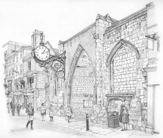 Illustration of York by Allan T Adams