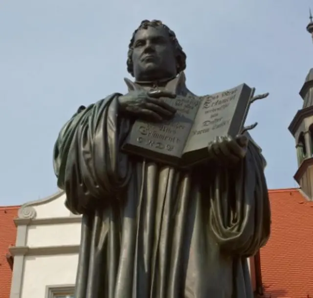 Statue of Martin Luther in Wittenberg