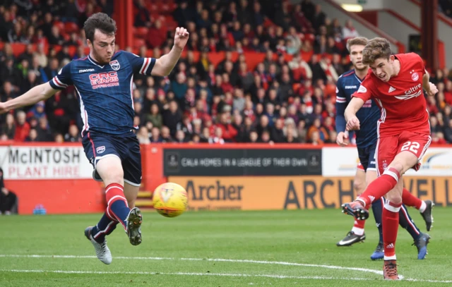 Ryan Christie scores for Aberdeen