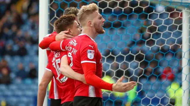 Barnsley celebrate