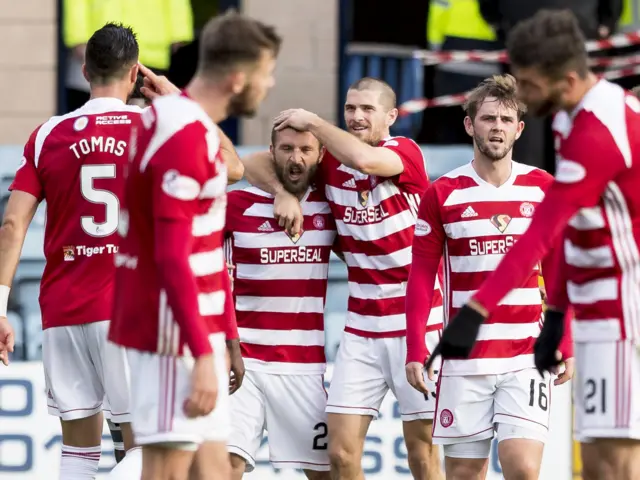 Hamilton won 3-1 at Dens Park