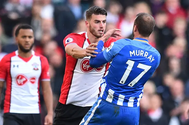 Glenn Murray and Wesley Hoedt