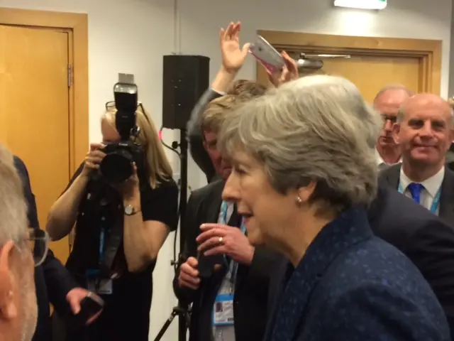 Prime Minister arrives at the east of England reception in Manchester