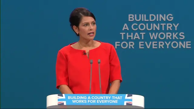 Priti Patel, International Development Secretary