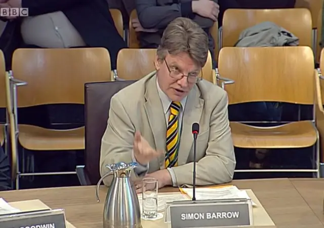 Scottish Football Supporters Association chair Simon Barrow i