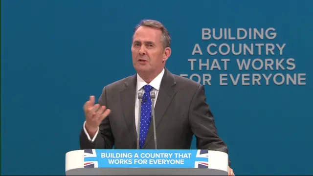 Liam Fox, international trade secretary