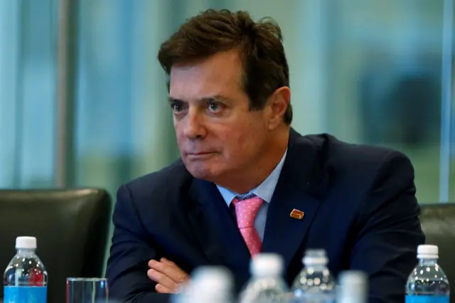 Paul Manafort during a round table discussion at Trump Tower in New York City.