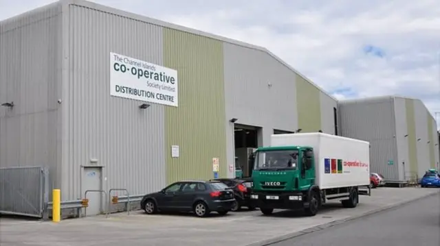 Co-op warehouses in Jersey in 2015