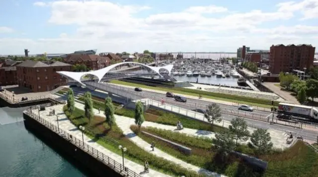 A63 Footbridge