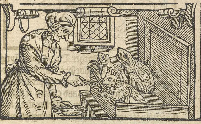 Witch feeding animals. Pic via Professor Mark Stoyle