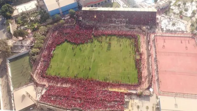 Al Ahly fans overrun Tuesday's training session in Cairo