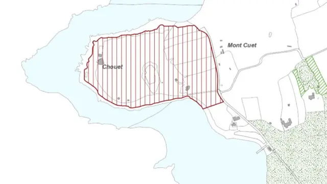 States of Guernsey Island Development Plan, showing the Chouet Headland