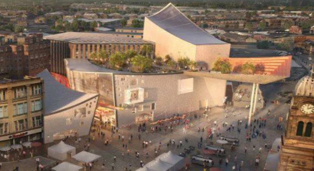 Artist impression of possible replacement venue for Assembly Rooms