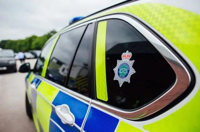 Staffordshire Police car