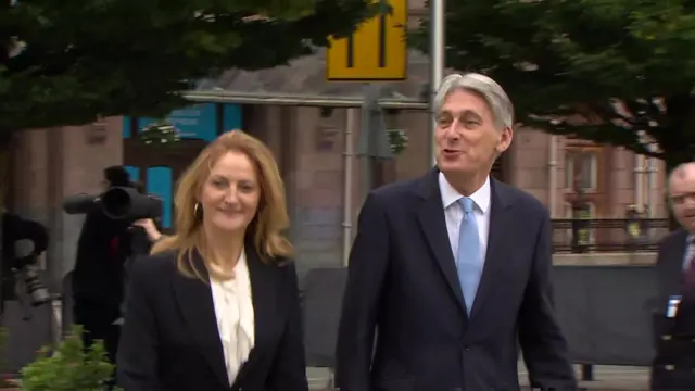 Philip Hammond and wife