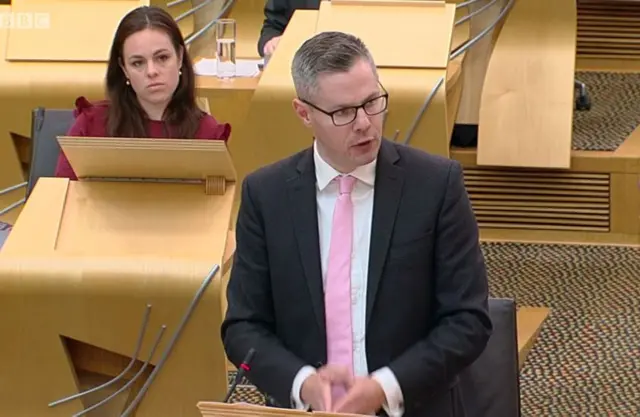 Finance Secretary Derek Mackay