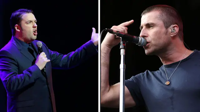 Jason Manford v Liam Gallagher