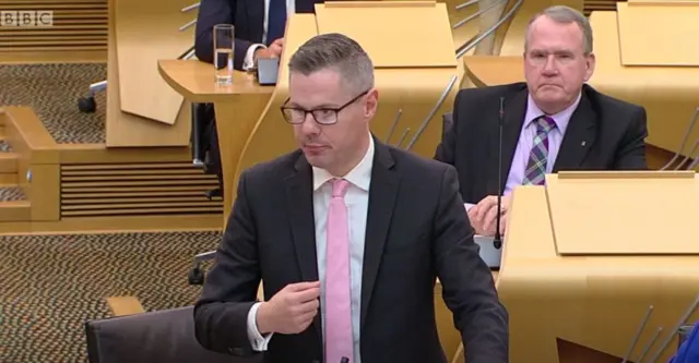 Finance Secretary Derek Mackay