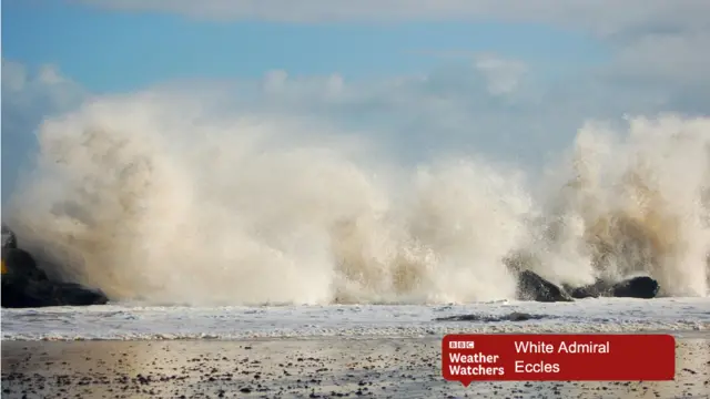 Crashing waves at Eccles