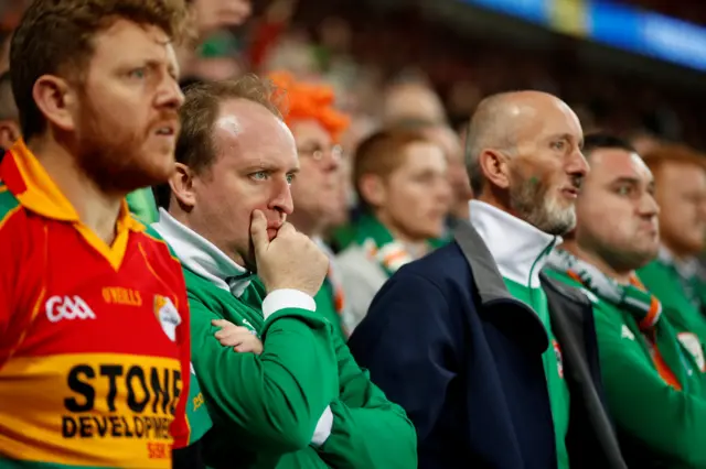 Republic of Ireland fans watch on