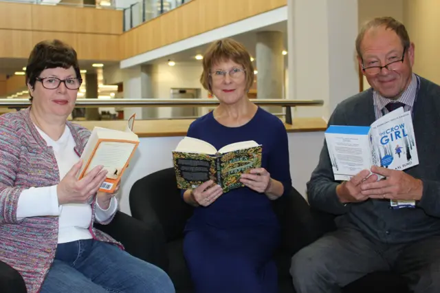 Diane Hind, Julia Wakelam and Robert Everitt