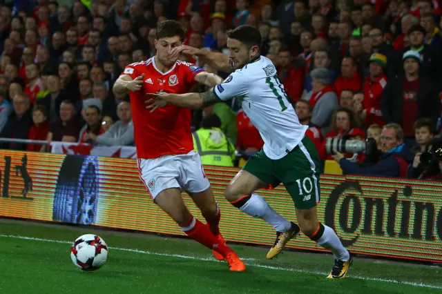 Ben Davies and Robbie Brady