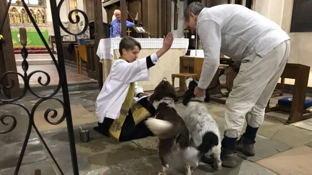 Pets at church