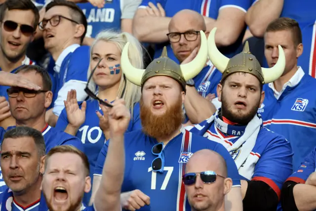 Iceland fans