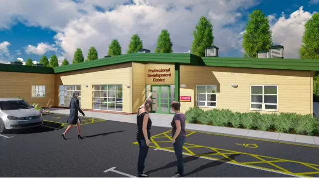 Artist impression of Professional Development Centre