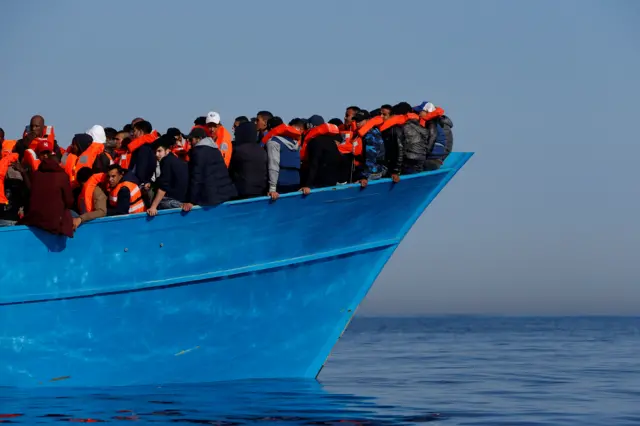 Migrant boat