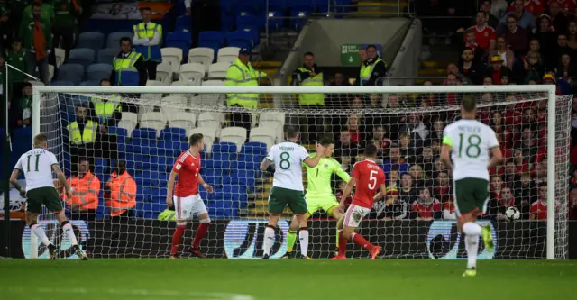 James McClean scores