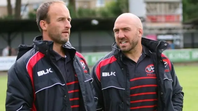 Gavin Cattle (left) and Alan Paver