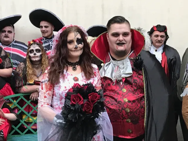 Halloween wedding