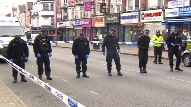 Police officers on Soho Road, Birmingham